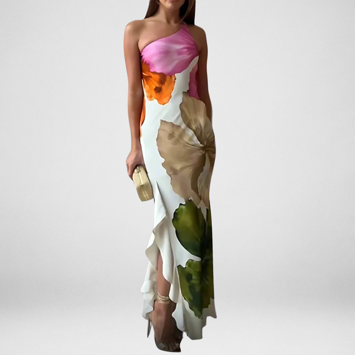 Carin | Elegant one-shoulder-klänning