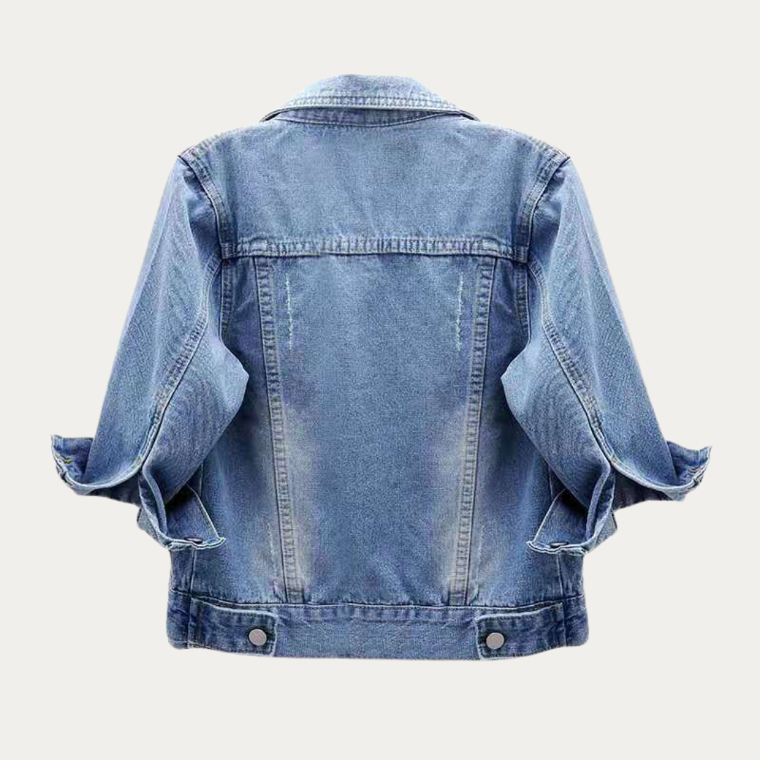 Märta | Klassisk Jeansjacka för Vardagsbruk