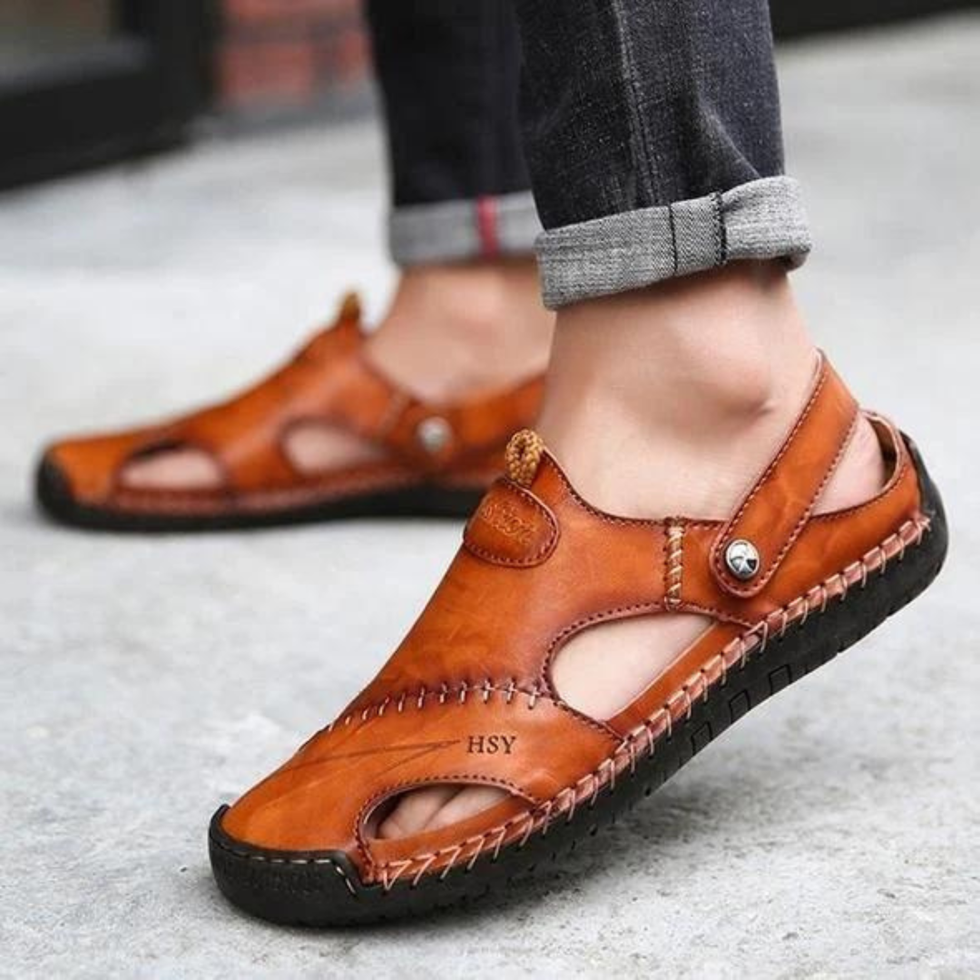 Albin | Ortopediska Sandaler i Läder